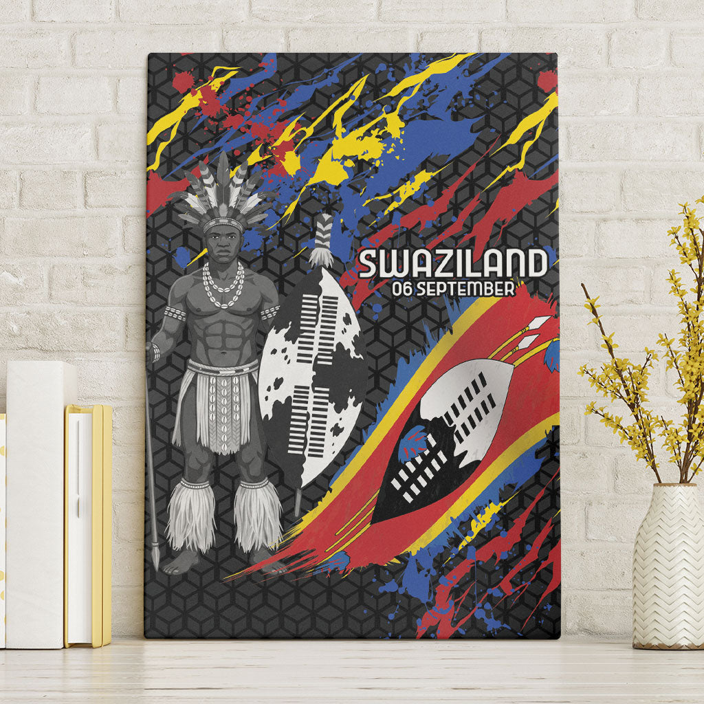 Swaziland Eswatini Somhlolo Day Canvas Wall Art Independence Day