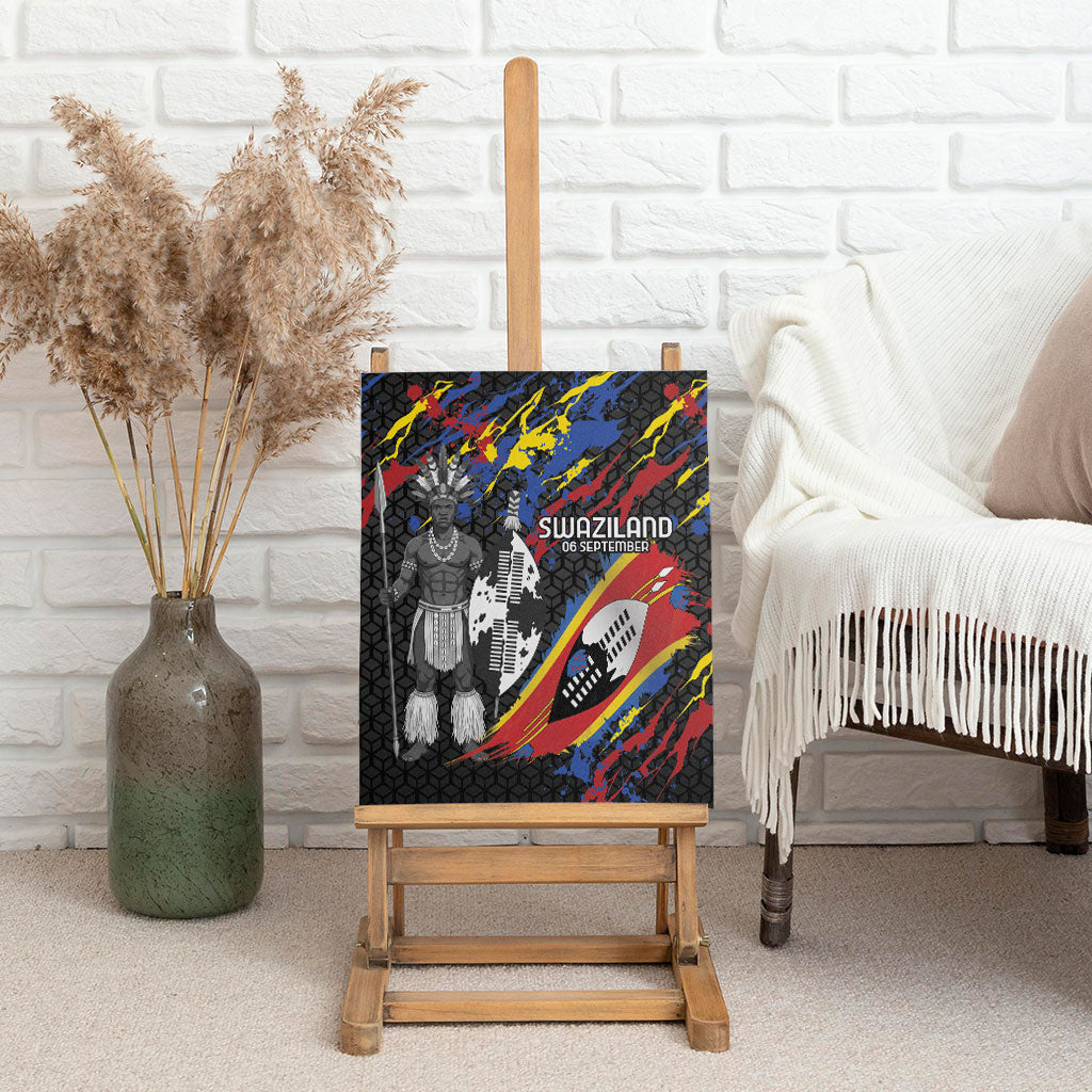 Swaziland Eswatini Somhlolo Day Canvas Wall Art Independence Day