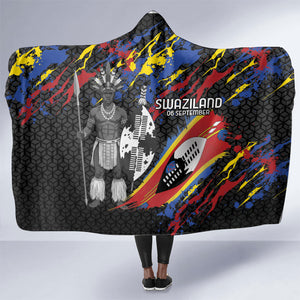 Swaziland Eswatini Somhlolo Day Hooded Blanket Independence Day