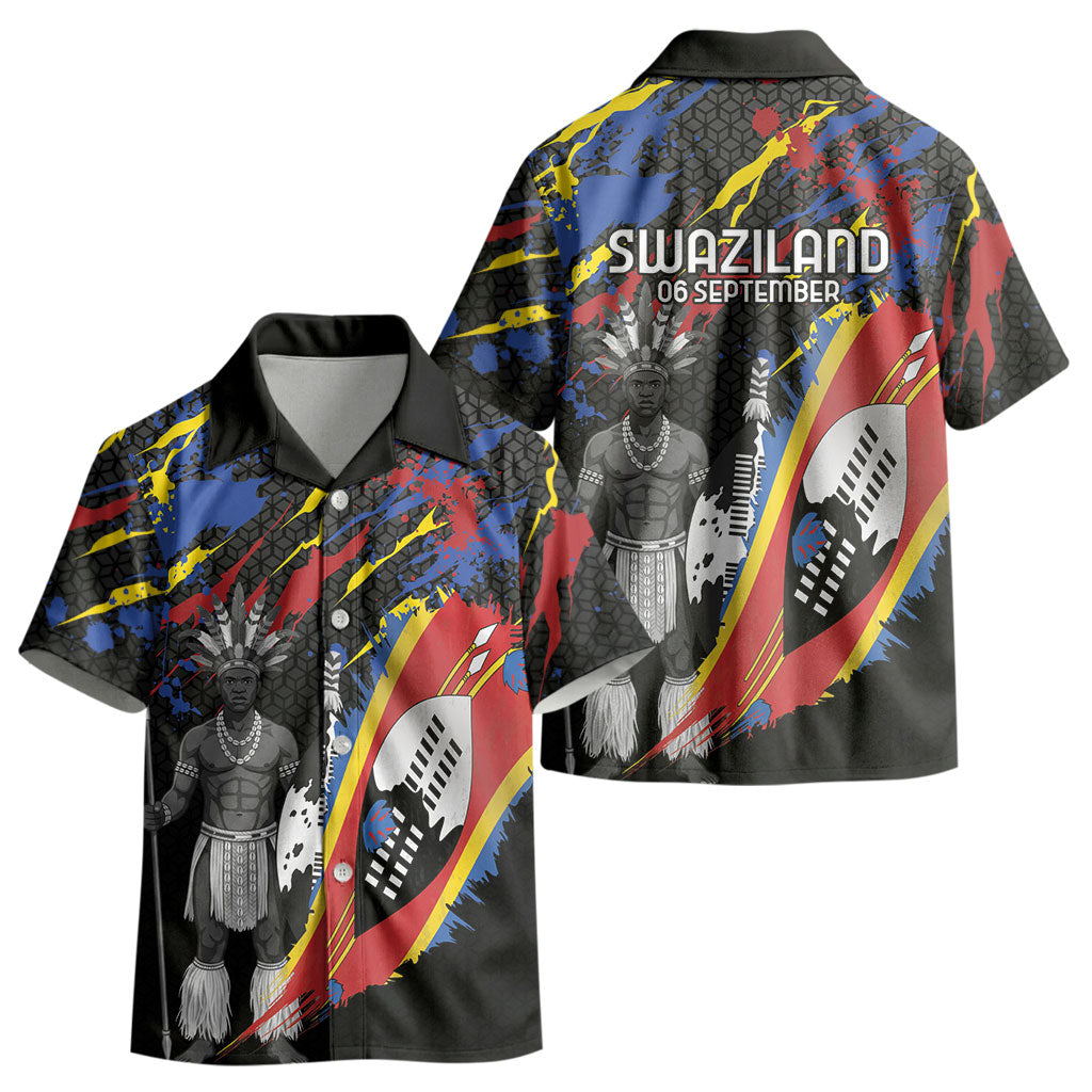 Swaziland Eswatini Somhlolo Day Kid Hawaiian Shirt Independence Day