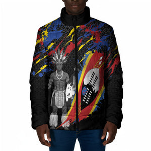 Swaziland Eswatini Somhlolo Day Padded Jacket Independence Day