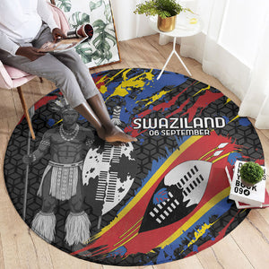 Swaziland Eswatini Somhlolo Day Round Carpet Independence Day
