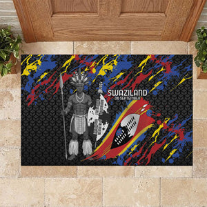Swaziland Eswatini Somhlolo Day Rubber Doormat Independence Day