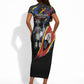 Swaziland Eswatini Somhlolo Day Short Sleeve Bodycon Dress Independence Day