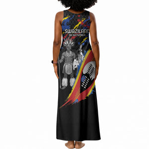 Swaziland Eswatini Somhlolo Day Tank Maxi Dress Independence Day