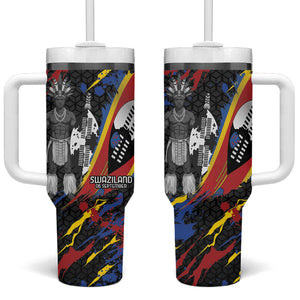Swaziland Eswatini Somhlolo Day Tumbler With Handle Independence Day