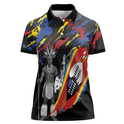 Swaziland Eswatini Somhlolo Day Women Polo Shirt Independence Day