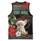 Algeria Christmas Personalized Basketball Jersey Fennec Fox Santa and Traditional Pattern - African Pride
