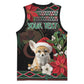 Algeria Christmas Personalized Basketball Jersey Fennec Fox Santa and Traditional Pattern LT9