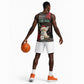 Algeria Christmas Personalized Basketball Jersey Fennec Fox Santa and Traditional Pattern - African Pride
