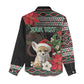 Algeria Christmas Personalized Women Casual Shirt Fennec Fox Santa and Traditional Pattern LT9
