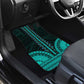 African Dashiki and Polynesian Pattern Car Mats Teal