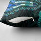 African Dashiki and Polynesian Pattern Pillow Cover Teal