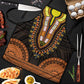 African Dashiki and Polynesian Pattern Apron Gold