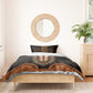 African Dashiki and Polynesian Pattern Bedding Set Gold