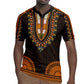 African Dashiki and Polynesian Pattern Rugby Jersey Gold