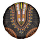 African Dashiki and Polynesian Pattern Spare Tire Cover Gold