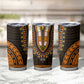 African Dashiki and Polynesian Pattern Tumbler Cup Gold