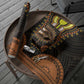 African Dashiki and Polynesian Pattern Wrapping Paper Gold - African Pride