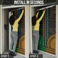 African Dashiki and Polynesian Pattern Door Cover Half Green-Gold