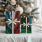 African Dashiki and Polynesian Pattern Wrapping Paper Half Green-Red - African Pride