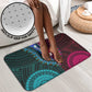 African Dashiki and Polynesian Pattern Bathroom Set Half Teal-Pink