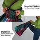 African Dashiki and Polynesian Pattern Grocery Bag Half Teal-Pink