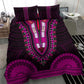 African Dashiki and Polynesian Pattern Bedding Set Pink