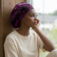 African Dashiki and Polynesian Pattern Easy Headwrap Pink
