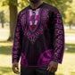 African Dashiki and Polynesian Pattern Hockey Jersey Pink