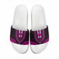 African Dashiki and Polynesian Pattern Slide Sandals Pink