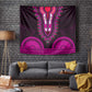 African Dashiki and Polynesian Pattern Tapestry Pink