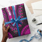African Dashiki and Polynesian Pattern Wrapping Paper Pink - African Pride