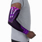 African Dashiki and Polynesian Pattern Arm Sleeves Purple