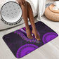 African Dashiki and Polynesian Pattern Bathroom Set Purple