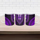 African Dashiki and Polynesian Pattern Ceramic Mug Purple