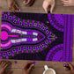 African Dashiki and Polynesian Pattern Puzzle Purple