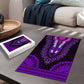 African Dashiki and Polynesian Pattern Puzzle Purple