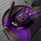 African Dashiki and Polynesian Pattern Wrapping Paper Purple - African Pride