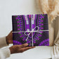 African Dashiki and Polynesian Pattern Wrapping Paper Purple - African Pride