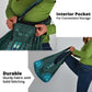 Teal Dashiki and Tapa Pattern Grocery Bag Africa-Polynesia Together Culture