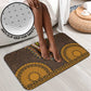 Gold Dashiki and Tapa Pattern Bathroom Set Africa-Polynesia Together Culture