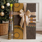 Gold Dashiki and Tapa Pattern Wrapping Paper Africa and Polynesia Together Culture - African Pride