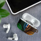 Green-gold Dashiki and Tapa Pattern AirPods Case Africa-Polynesia Together Culture
