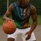 Green-gold Dashiki and Tapa Pattern Sleeveless Hoodie Africa-Polynesia Together Culture - African Pride