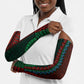 Green-red Dashiki and Tapa Pattern Arm Sleeves Africa-Polynesia Together Culture