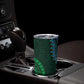 Green-red Dashiki and Tapa Pattern Tumbler Cup Africa-Polynesia Together Culture