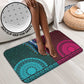 Teal-pink Dashiki and Tapa Pattern Bathroom Set Africa-Polynesia Together Culture