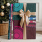Teal-pink Dashiki and Tapa Pattern Wrapping Paper Africa and Polynesia Together Culture - African Pride