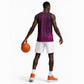 Pink Dashiki and Tapa Pattern Basketball Jersey Africa-Polynesia Together Culture - African Pride